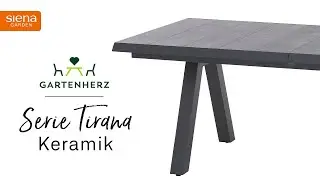 Dein Gartenherz: Tirana Ausziehtisch Keramik