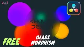 FREE!! Glassmorphism Effect | No Plugins | Davinci Resolve | DRFX