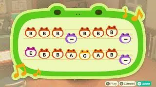 Animal Crossing New Horizons Way Back Then Squid Games Town Tune