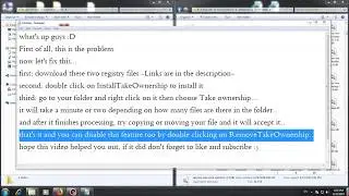 Destination Folder Access Denied (SOLVED) 2019 | How to take ownership over a specific folder!