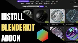 BlenderKit Addon Tutorial | How to Get Free Models, Materials & Assets in Blender