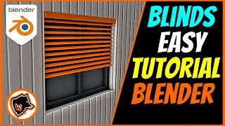 BLENDER 3D: easy BLINDS TUTORIAL