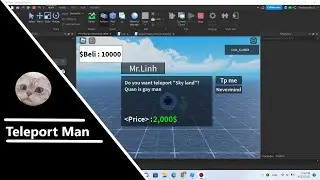 Vual Studio | How to make Teleport Man in your one piece game | Roblox Studio GiveWay