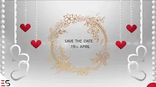 Wedding invitation blank video background - 2 | Download After Effects Template/Project