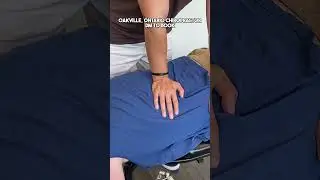 Patient's FIRST TIME getting adjusted #chiropractictreatment