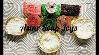 АСМР/Хруст /Сухое мыло/Крахмал/Резка лакированного мылаASMR//Dry Soap/Starch/Varnished Soap Cutting