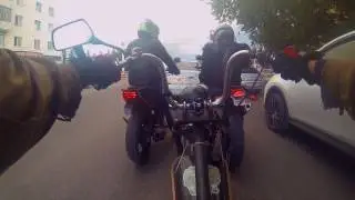 Покатушки  на набережную на мотоцикле