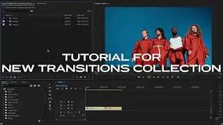 Tutorial for Adobe Premiere Pro | New Transitions Collection