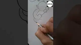 very easy cat drawing #drawing #art #youtubeshorts #shorts #shortsfeed