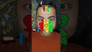 Painting flower emoji coloring match puzzle game #painting #coloring #colorgame #puzzlegame #game