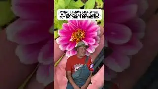 Introverted, but willing to talk plants! #shorts #gardening #funny
