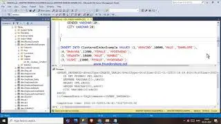 90. CLUSTERED INDEX IN INDEXES IN SQL