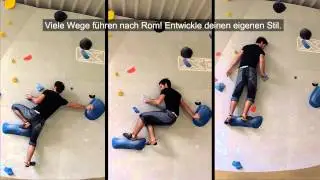 Bouldaheads- Traversen, Bewegungstipps, Stehen und Balance