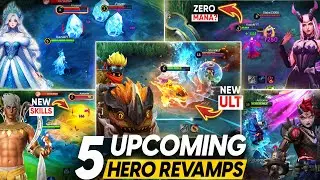 ALL 5 UPCOMING HERO REVAMPS | BARATS REVAMP | AURORA REVAMP | VALE REVAMP & OTHERS