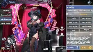 Azur Lane: Cheshire L2D Skin [Cait Sith Crooner] (Black Friday Akashi's Fire Sale 2021)