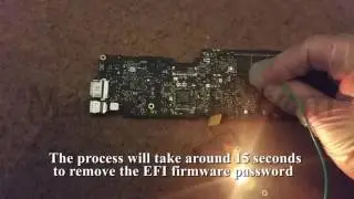 Macbook Air 2015 EFI BIOS firmware password remover in seconds