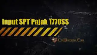 Cara input spt tahunan SPT 1770 SS