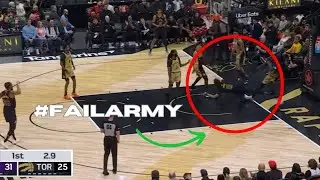 J. Hayes Slam Dunk Fall Hollaback Girl Gwen Stephani Meme NBA Raptors vs. Lakers