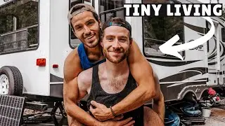 living in a TINY HOUSE on wheels | building our dream life