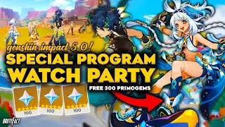 Genshin Impact 5.0 Special Program Watch Party - NATLAN IS HERE