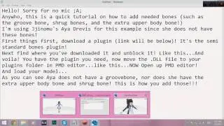 PMD Editor: Semi Standard Bones Plugin Thing