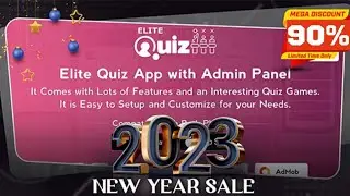 Make A All New Earning Elite Quiz App – Trivia Quiz | Quiz Game – Flutter Full App |  #androidstudio