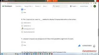 Unit 8 Views and Compose, Android Views and Compose in Views Quiz answers