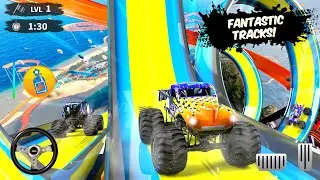 Monster Truck Jam MMX Games Stunt Racing 2 Gameplay Detail Trailer