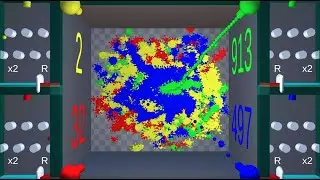 Paint Game of Multiply or Release  - Marble Game - in Unity