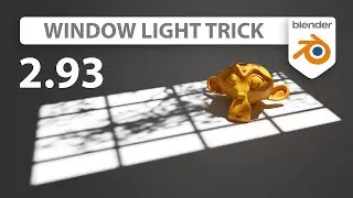Window Light Trick in Blender 2.93 | New Area Light Feature