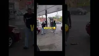 Gas station fight+ Car **wait till end**
