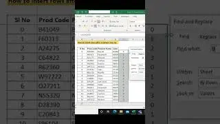 How to Insert ROWS in excel using Formula | MOD function | MS Excel | 