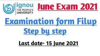 Ignou exam form filup 2021. Ignou tee July session exam form. How to fill Ignou exam form. 