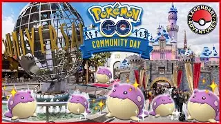 Spheal Community Day at Universal Studios Hollywood & Disneyland!!!