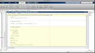 MATLAB Video 13: Mean function