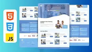 Responsive Service Company Website Using HTML , CSS & JavaScript
