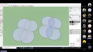 google sketchup عمل اشكل ومحموعات وتحريكها 2