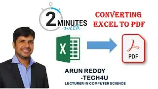 EXCEL FOR BEGINNERS PART 20 - CONVERTING TO PDF (Common for excel 2007,10,13,16 & 19)