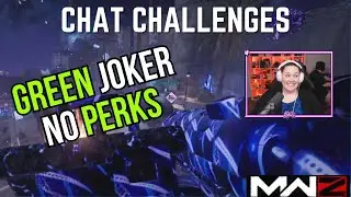 Modern Warfare Zombies Challenges: GREEN JOKER and NO PERKS in the DARK AETHER!