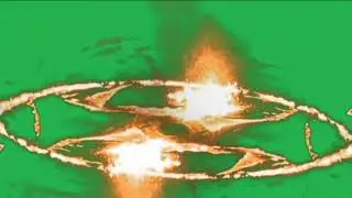 lava ring green screen effect