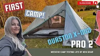 First Time Camping In My New Tent PLUS More Gear Testing!