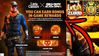 UNLOCK ALL NEW BLACK OPS 6 LITTLE CAESARS Rewards