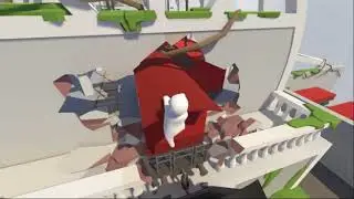 Human: Fall Flat. Быстрое прохождение. Уровень 2: Поезд.