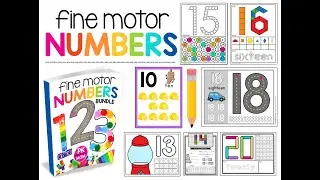 Fine Motor Number Bundle