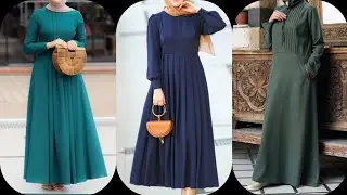 Latest Gown Designs|| Abaya's 2023|| Hijab Contrast Ideas!