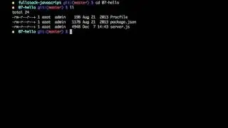 Fullstack JavaScript: NodeJS 