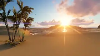 Стильный эффект "видео в буквах". Утро→кофе→отдых→пляж (в After Effects)
