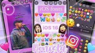 HONISTA ATUALIZADO 2023 INSTAGRAM estilo IPHONE com EMOJIS IOS 16 e FONTES IOS + BORDAS CURVADAS 🔥