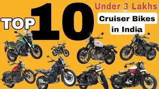 Top 10 Cruiser Bikes Under 3 Lakhs in India 2024 | On Road Price | Features | Mileage