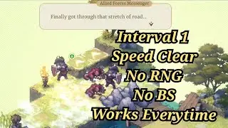 Sword Of Convallaria - Scorched Earth Interval 1 Speed Clear. (No Rng No BS, Easy Fast Clear)